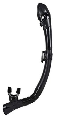 SEAC Fast Dry Tubo com ergonómico de silicone, unissexo para adulto, preto, único