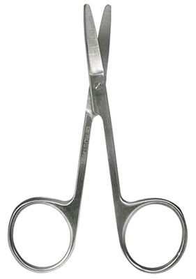 ABENA Nail Scissors |9cm| Nail Scissors for Women and Men Suitable to Be Used As Nail Scissors for Toenails, Eyebrow Scissors, Nose Hair Scissors, Moustache Scissors, Beard Scissors for Men and More.
