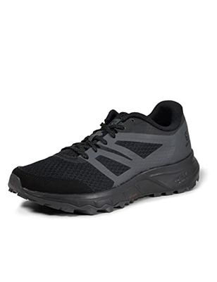 Salomon Trailster 2, Scarpe da Trail Running Uomo, Black-Black-Magnet, 40 2/3 EU