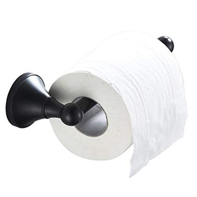 Flybath Portarrollos de Papel higiénico sin Tapa, latón para baño, Montaje en Pared, Bronce frotado con Aceite