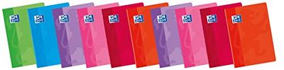 Oxford Classic 100100202 – Pack de 10 cahiers grapadas à couverture souple Format A4