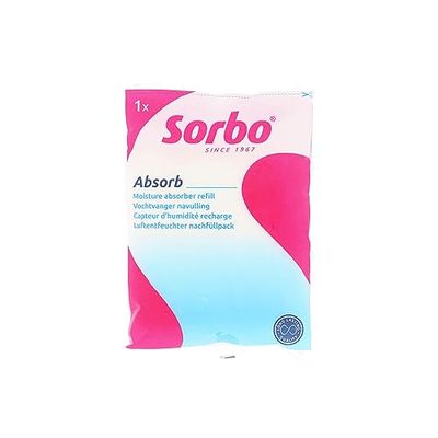 Sorbo Moisture Trap Refill, Odourless Condensation Absorber for Home & Office, Protects Furniture & Walls, Prevents Mould, Long-Lasting Moisture Control