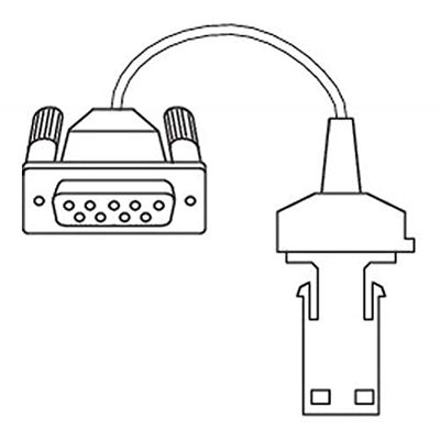 Mahr 4102510 RS232C 16 ESV Câble de raccordement de données 2 m
