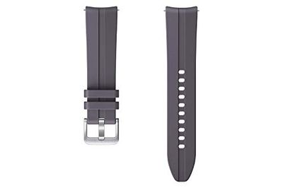 Samsung Ridge Sport armband ET-SFR85, horlogeband voor Galaxy Watch3 met 20 mm bandbreedte, sportarmband van fluorelastomeer in grijs
