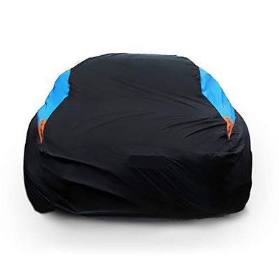 MORNYRAY Housse de Voiture imperméable, résistante aux intempéries, à la Neige, aux UV, Coupe-Vent pour l'extérieur, Taille Universelle pour berline (Convient aux berlines d'une Longueur allant