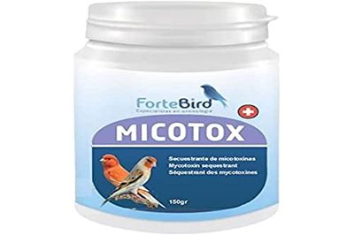 Piumer- Antibacteriano y antifúngico MICOTOX FORTEBIRD polvo 150 gr fortebird