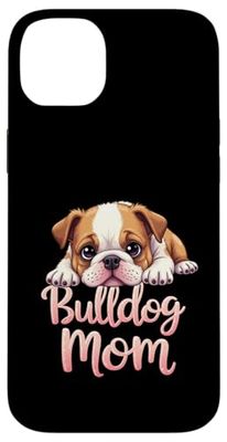 Bulldog anglais maman chien bouledogue maman chiot mignon Coque pour iPhone 14 Plus