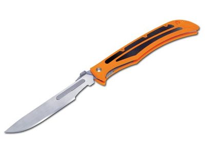 Havalon Heren mes Baracuta Blaze 11.1 cm, Oranje, STANDAARD