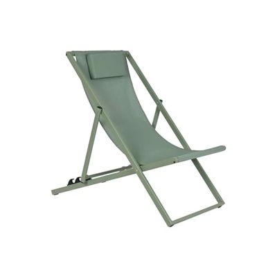 Home ESPRIT Zonneligstoel, mintgroen, 60 x 105 x 91,5 cm