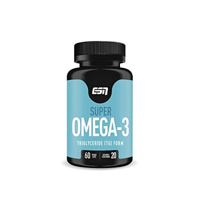 ESN Super Omega-3, 60 Capsule di Omega 3, EPA e DHA