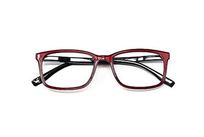 GianMarcoVenturi Occhiali da Lettura Blue Block Rosso-Nero +2,50