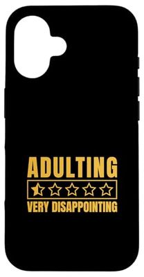 funny sarcastic aduting quote ironic design mom and dad Case for iPhone 16