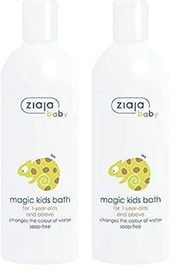 Ziaja Baño Mágico para Niños Baño de Colores 400 ml (Paquete de 2)