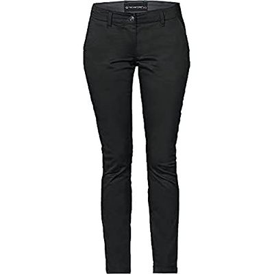 Texstar WP36 - Pantalones chinos para mujer (talla W29/L32), color negro