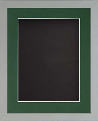 Frame Company Radcliffe Grey A3 with Black BB and Bottle Green Mount for A4