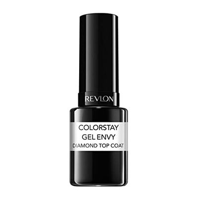 Revlon - ColorStay Gel Envy Top Coat, lakier do paznokci z olejkiem migdałowym, olejem jojobowym i masłem shea, do profesjonalnego i trwałego wykończenia, trwałość 7 dni - 11,7 ml