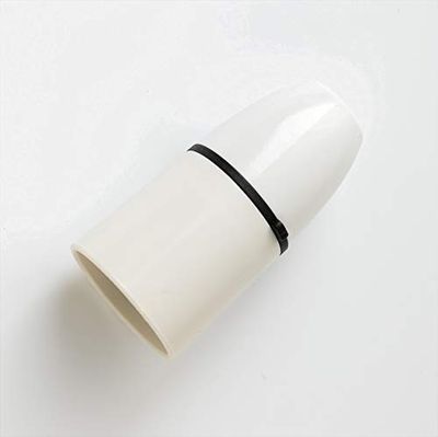 Merriway BH07450 Heat Resistant Cord Grip BC Lampholder T2 Rating 100 Watt Max 13mm, White