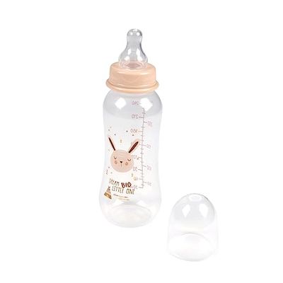 BABY DOUCEUR, babyfles, smalle hals + speen met variabele doorstroming, siliconen, 250 ml, konijnboor