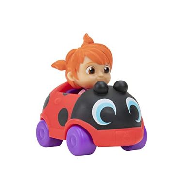 CoComelon YoYo Ladybug Mini Vehicle - Features Built-In YoYo in Ladybug Toy Car - Toys for Kids, Toddlers, and Preschoolers