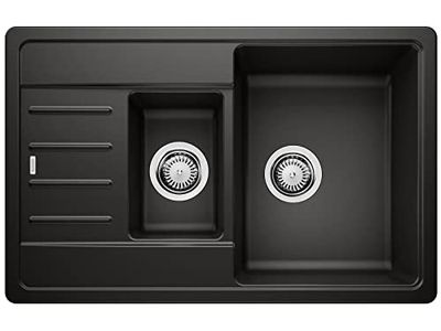 BLANCO 526085 lavello Cucina, Nero, 60 cm Unterschrank