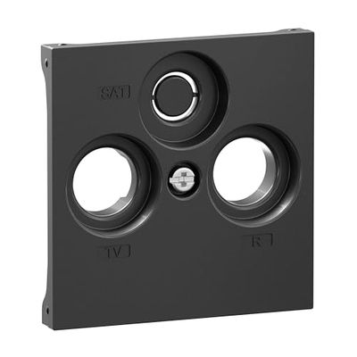 LEGRAND, SEANO afdekking TV-R-SAT voor externe producten van Axing, Triax, Wisi, Hirschmann en Astro, kleur: antraciet gelakt, 765456