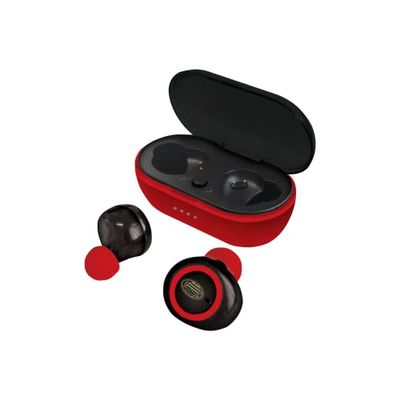TECHMADE AC Milan słuchawki Bluetooth – kolor – czarny, rozmiar – uniwersalny