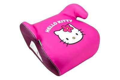 Hello Kitty Rehausseur pour Enfant Nouvelle Homologation européenne I-Size R129/03. Housse Amovible de 3 cm. pour Les garçons et Les Filles de 125 à 150 cm, Rose