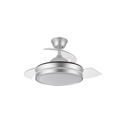 Levitantes Mini ventilateur argenté 72 W 6120 lm 3 pales 32/47 x 40/91 cm, température réglable, télécommande