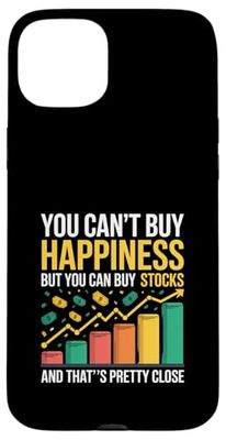 You Can’t Buy Happiness But You Can Buy Stocks Chart Case for iPhone 15 Plus