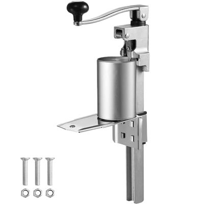 VEVOR Ouvre-Boîte Manuel, Ouvre-Bocal Commercial pour Grandes Cannettes Jusqu’à 30 cm de Haut, Ouvre-Canette de Table, Hauteur Réglable Poignée Ergonomique Ouverture Facile Sûr pour Cuisine Restaurant