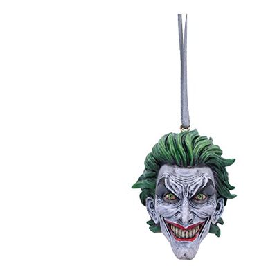 Nemesis Now Officiellt licensierad Joker hängande prydnad, grön, 7 cm