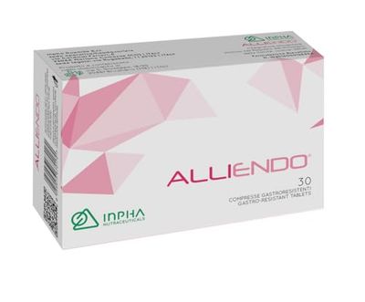 ALLIENDO® Supporto Disturbi Mestruali ed Endometriosi - Quercetina, Curcuminoidi e N-acetilcisteina con Tecnologia ENDOBASP® - Integratore Alimentare Senza Glutine e Lattosio • 30 CPR • INPHA 2000