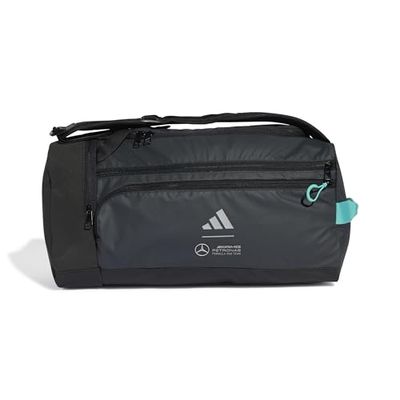 adidas Mixte MERCEDES - AMG PETRONAS FORMULA ONE TEAM HYBRID DUFFEL, carbon/black/REFLECTIVE SILVER, One Size