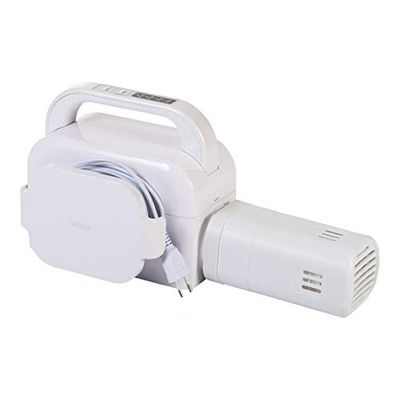 Iris Ohyama, 2-in-1 elektrische dekenverwarmer en -droger, 490W, Verlengbare slang, 3 timerinstellingen, Voor beddengoed, dekens - Bed Warmer BW-C1 - Wit