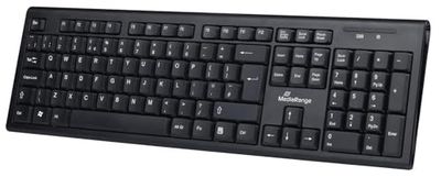 MediaRange Teclado inalámbrico QWERTZ Negro