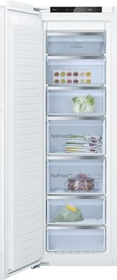 Bosch GIN81VEE0, Série 4, Congélateur armoire, Encastrable, 177.2 x 55.8 cm, 212 L