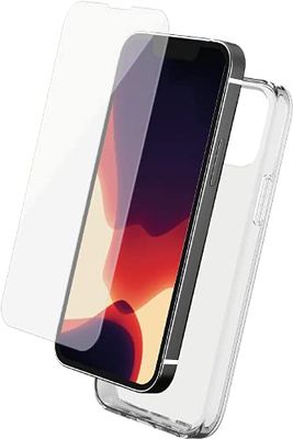 Bigben Pack Apple iPhone 13 PRO Coque Transparente + Verre trempé