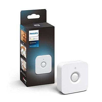 Philips Hue - Sensor de movimiento, Accesorio para bombillas y lámparas inteligentes Hue, Compatible con Alexa y Google Home