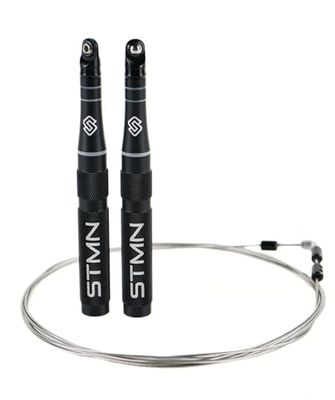 STAMINA FITNESS Lite New Pro Springtouw, uniseks, volwassenen, zwart, eenheidsmaat