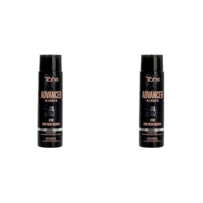 Tahe Advanced Barber Shampooing antipelliculaire pour homme N°102 Pure Fresh Shampoo, 300 ml (Lot de 2)