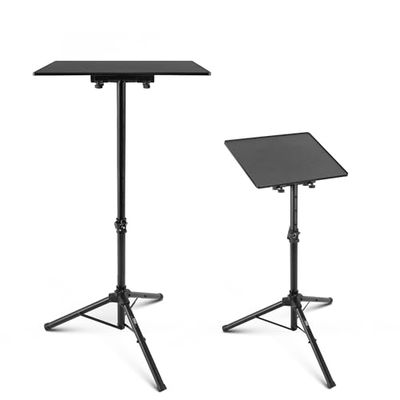 PYLE Suporte tripé para projetor, computador portátil, computador portátil, equipamento de DJ, universal, altura ajustável, ideal para estudos e cenários