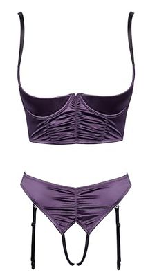 Cottelli Lingerie Women's 1/4 Cup Purple 85C/L