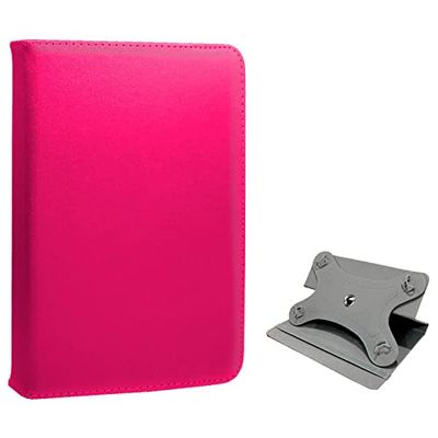 Funda Cool Ebook/Tablet 7 pulg Polipiel Rosa Giratoria