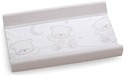 Italbaby Jolie Choco - Colchón cambiador de PVC de 2 lados para el cambio del pañal, universal, medida 49 x 81 x 10 cm, fabricado en Italia