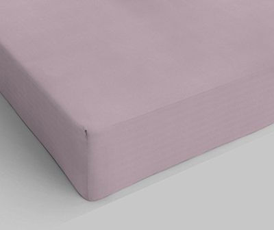 Italian Bed Linen Max Color hoeslaken en elastiek effen, 100% katoen eenpersoonsbed 28x14x3 cm oudroze