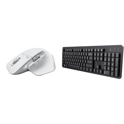 Logitech MX Master 3S & Trust Ody II Silent Wireless Keyboard