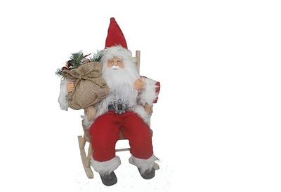DEL GIUDICE CASALINGHI S.R.L. (DGC) L.Red Baby Navidad sobre Silla 30 cm