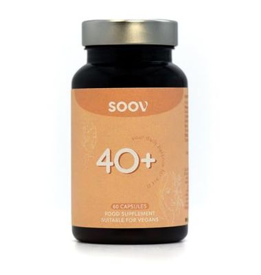 Soov 40+ Perimenopause Multivitamin for Women - Natural Hormonal Balance & Energy Support - 60 Vegan Capsules