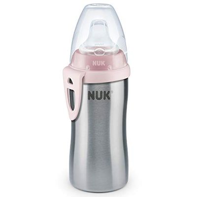 NUK Active Cup - Bouteille en acier inoxydable de qualité supérieure - Contient 215 mL - 1 article