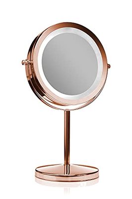 Gillian Jones - Make-up Spiegel w/LED - Rosegold